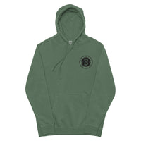 Embroidery Unisex pigment-dyed hoodie