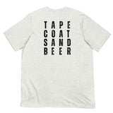 Tape, Coat, Sand, Beer Tee