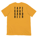 Tape, Coat, Sand, Beer Tee