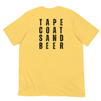 Tape, Coat, Sand, Beer Tee